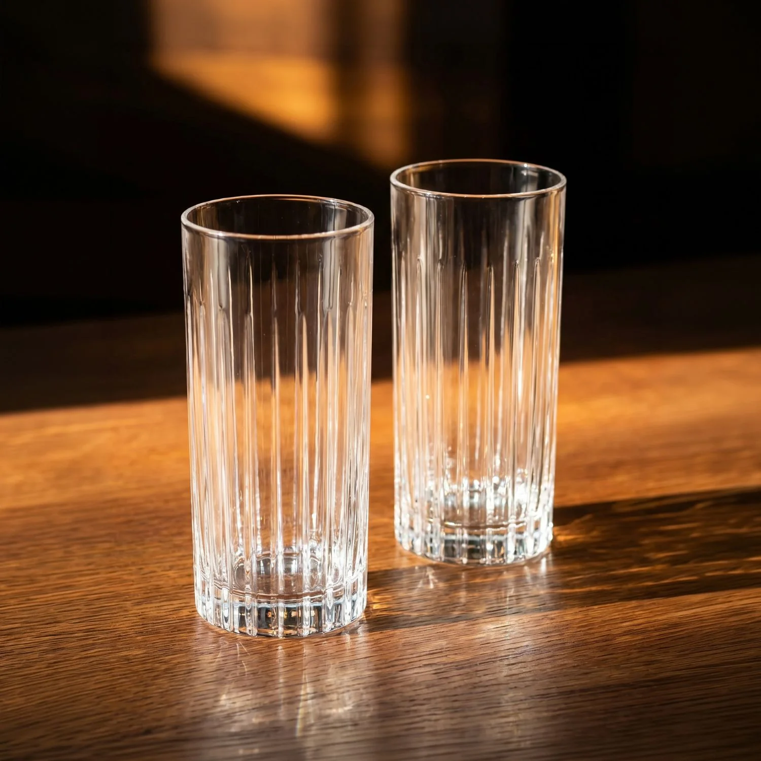 2 verres à cocktails longs